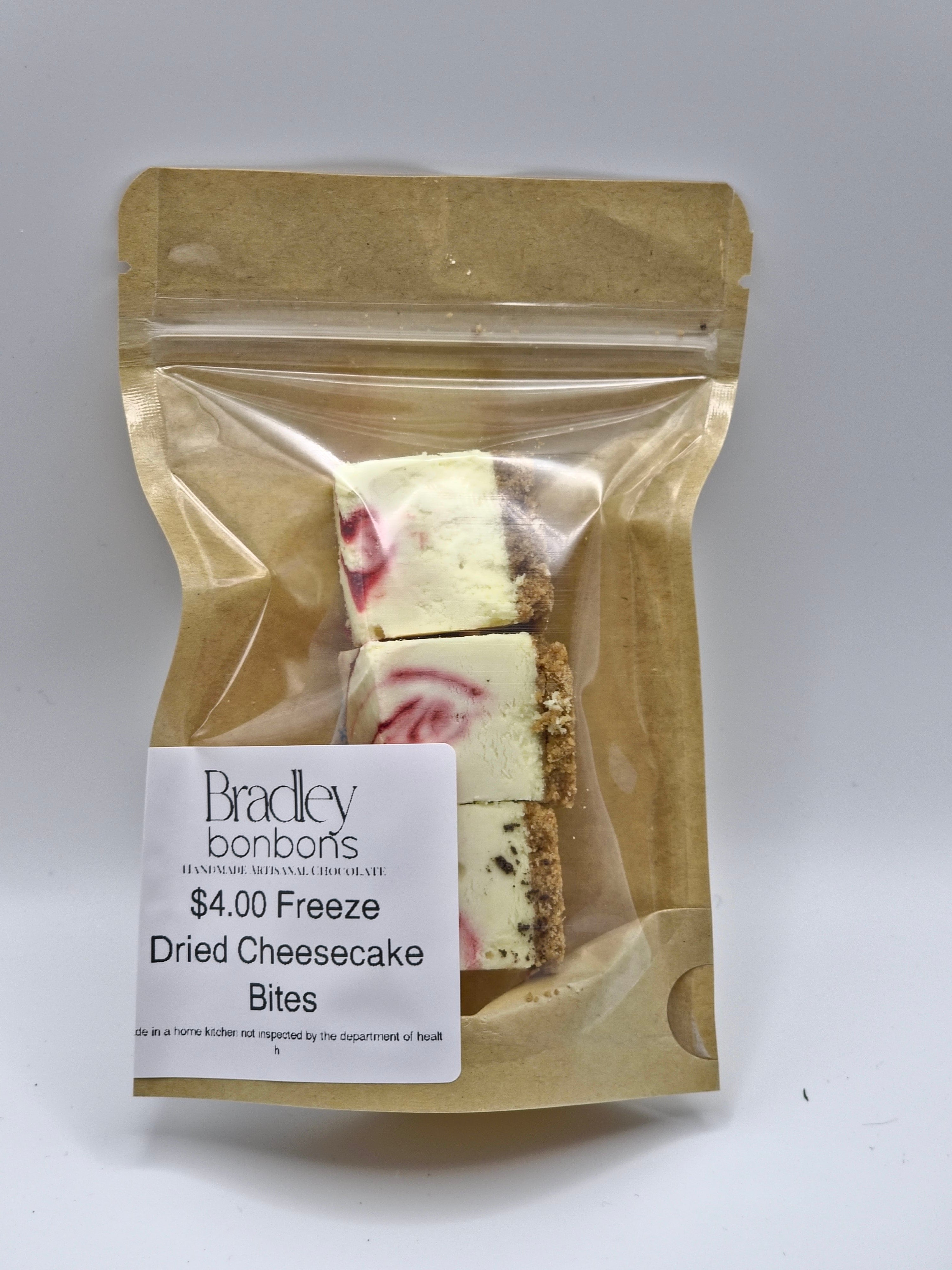 Freeze Dried Cheesecake Bites